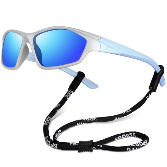 Dailygoods- Zonnebril Kind - Gepolariseerd - UV400 Bescherming - Sportzonnebril - Lichtgewicht - Flexibele Siliconen - Modern Design - Kinderen Zonnebril van Dailygoods
