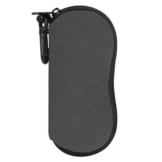 Dailygoods- Zonnebrilcase Ultra Lichtgewicht - Neopreen Hoes - Bescherming voor Bril - Riemlus Bevestiging - Handige Opberghoes - Ideaal voor Reizen - Brilhoes