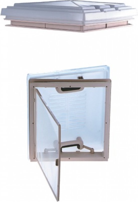 Dakluik met inbouwframe MPK 32x36 cm (Melkwit glas) van MPK