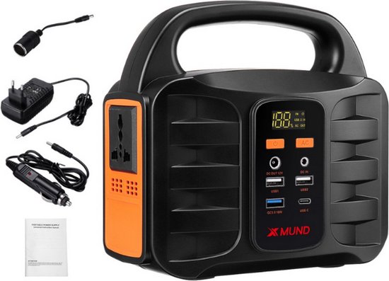 Dakta® Solar Generator |  155Wh | Camping | Draagbare Batterij | Zonne-energie | Solar Batterij | Accu | Kamperen | van Dakta