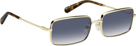 Dames Zonnebril - Mode Accessoire - Dagelijkse Verzorging - Hoge Kwaliteit Afwerking - 58 mm - Goud Blauw