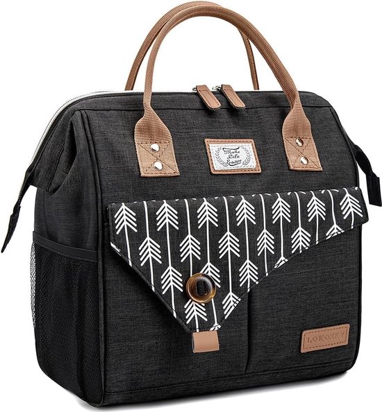 Dameskoeltas, lunchtas, thermische tas voor werk, excursies, winkelen, picknick, 11 liter van DAM