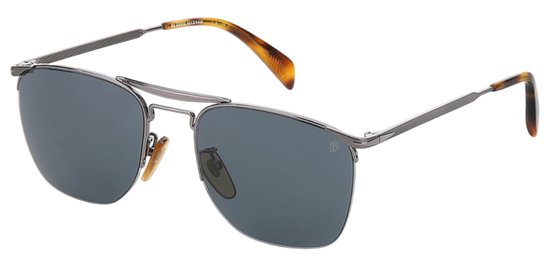 David Beckham DB 1001/S Zonnebril Donker Ruthenium Heren van Merkloos