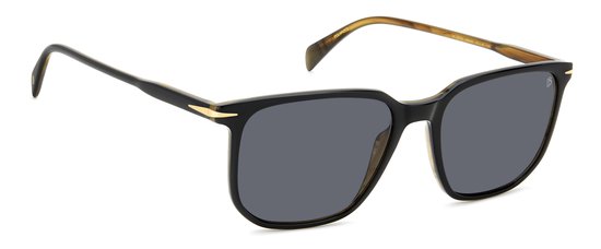 David Beckham Db 1141/S Rechthoekig Acetaat Polariserend Heren Zonnebril van David Beckham