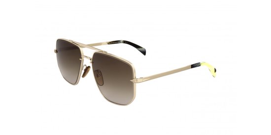David Beckham DB 7001/S Gold 60/17/145 MAN Zonnebrillen van Merkloos
