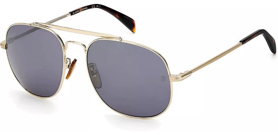 David Beckham DB 7004/S - Heren Zonnebril - Goud/Grijs van Merkloos