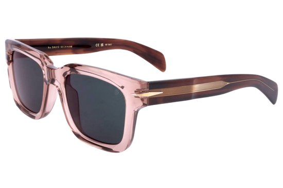 David Beckham DB 7100/S Pink striped brown 52/21/145 MAN Zonnebrillen van Merkloos