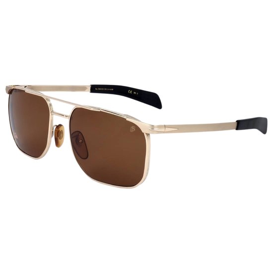David Beckham DB7048/S RHL Zonnebril - Heren - Goudkleurig van Merkloos
