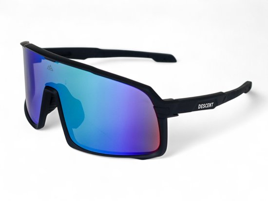 DESCENT - Sportzonnebril Altura - Zwart - Groen - MTB - Wintersport - Wielrennen - Extreme sports - Mountainbike - Fietsen - Hiken - Bergsport van Merkloos