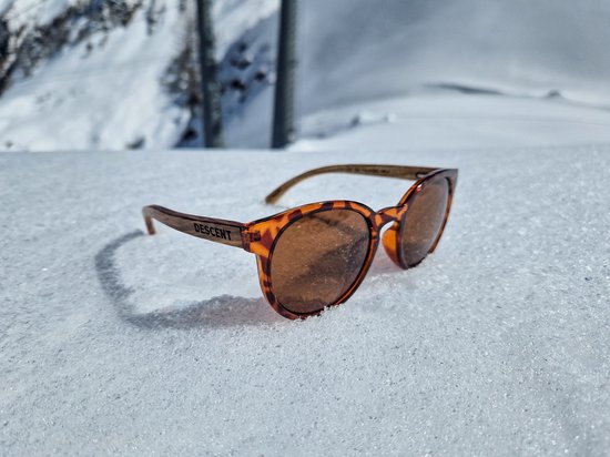 Descent - Zonnebril - Estelle - Bruin - Gepolariseerd - Hout - Polycarbonaat van Descent