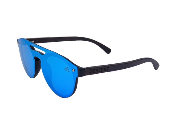 Descent - Zonnebril - Sabinio - Blauw - Gepolariseerd - Hout - Polycarbonaat
