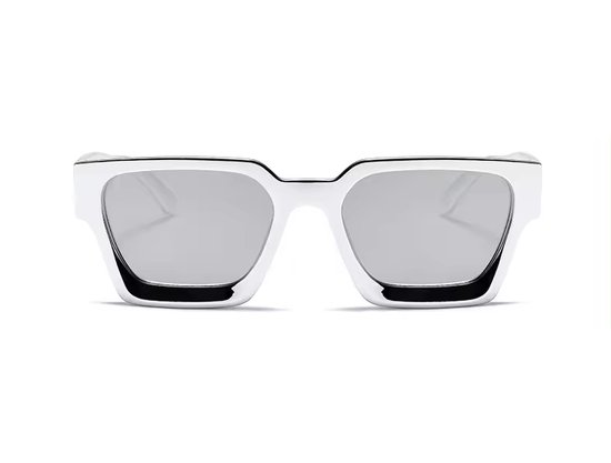 Designer Festival Zonnebril - Zilver - Techno - Rave glasses van Desi