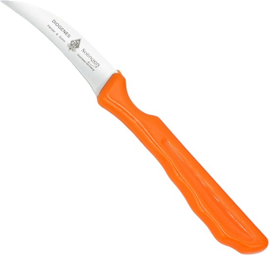 Diogenes Solingen Champignonmesje 6cm - Oranje - RVS - Ergonomisch van DiO
