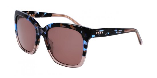 Dkny DK534S Crystal mink/blue/bk tortoise 56/18/135 WOMAN Zonnebrillen