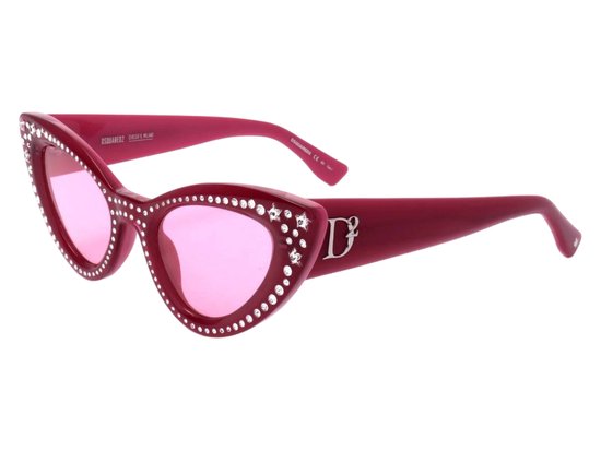 Dsquared2 D2 0092/N/S MU1 Zonnebril - Dames - Roze van Dsquared2