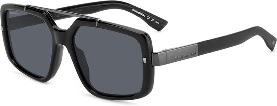 Dsquared2 D2 0120/S Rechthoekig Acetaat Heren Zonnebril van Dsquared2
