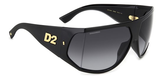 Dsquared2 D2 0124/S Rechthoekig Kunststof Heren Zonnebril van Dsquared2