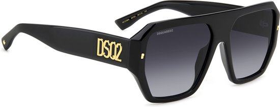 Dsquared2 D2 0128/S Rechthoekig Acetaat Heren Zonnebril van Dsquared2