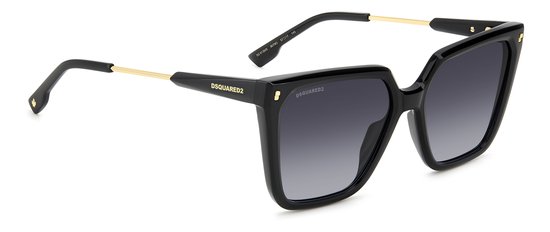 Dsquared2 D2 0135/S Rechthoekig Acetaat Vrouwen Zonnebril van Dsquared2