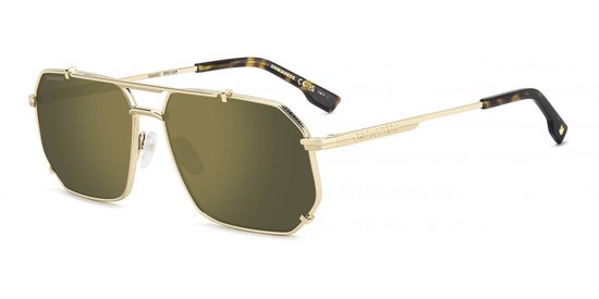 Dsquared2 D2 0175/S Gold 61/15/145 MAN Zonnebrillen van Merkloos
