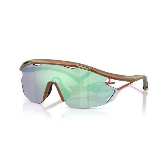 Ea7 Luxottica 0q74002 Zonnebril Goud Pink Mirror Blue/CAT2 Man,Vrouw van Merkloos