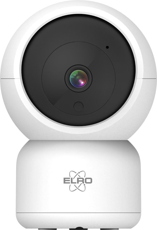ELRO CI5000 Indoor Wifi IP Beveiligingscamera met bewegingsmelder en nachtzicht – Full HD 1080P Bewakingscamera met Sirene van Elro