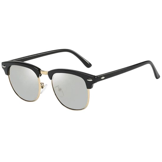 Fako Fashion® - Club Style Zonnebril - Polariserend - Dames - Heren - Zwart/Goud - Zilver van Fako Fashion®
