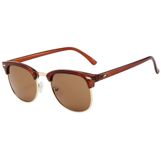 Fako Fashion® - Club Style Zonnebril - Polariserend - Polarized - Dames - Heren - Bruin/Goud - Bruin van Fako Fashion®
