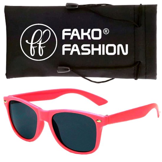 Fako Fashion® - Heren Zonnebril - Dames Zonnebril - Classic - Fluo Roze van Fako Fashion®