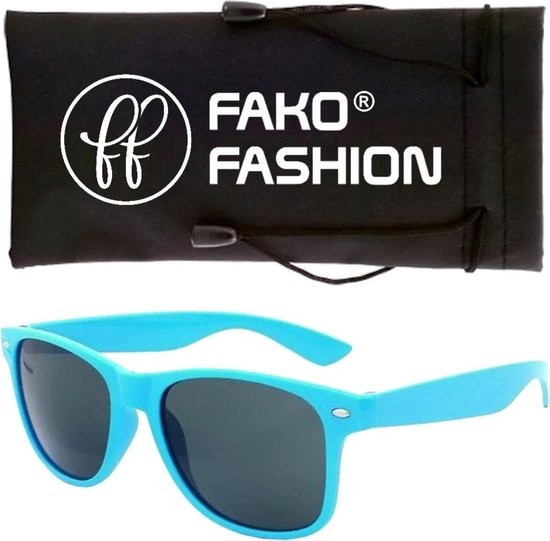 Fako Fashion® - Heren Zonnebril - Dames Zonnebril - Classic - Lichtblauw van Fako Fashion®