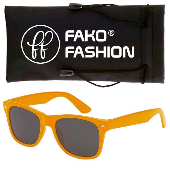 Fako Fashion® - Heren Zonnebril - Dames Zonnebril - Classic - Oranje van Fako Fashion®