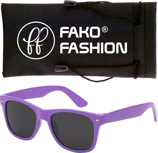 Fako Fashion® - Heren Zonnebril - Dames Zonnebril - Classic - Paars van Fako Fashion®