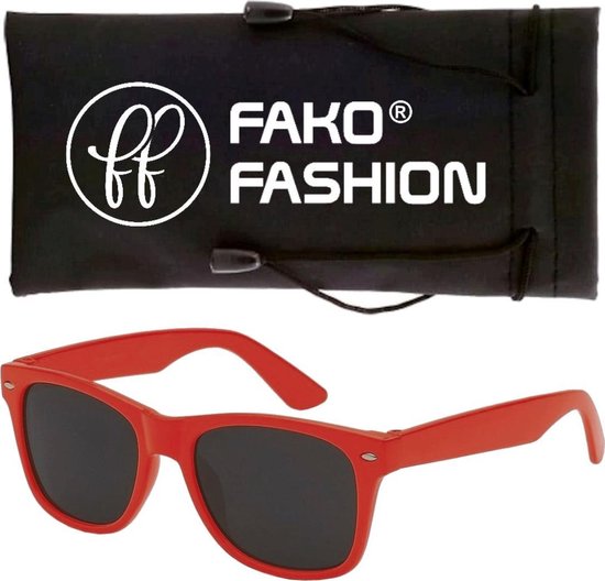 Fako Fashion® - Heren Zonnebril - Dames Zonnebril - Classic - Rood van Fako Fashion®