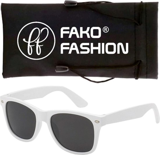 Fako Fashion® - Heren Zonnebril - Dames Zonnebril - Classic - Wit van Fako Fashion®