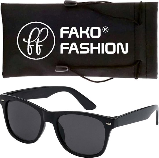 Fako Fashion® - Heren Zonnebril - Dames Zonnebril - Classic - Zwart van Fako Fashion®