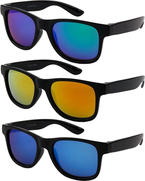 Fako Fashion® - Kinder Zonnebrillen - 3 Stuks van Fako Fashion®