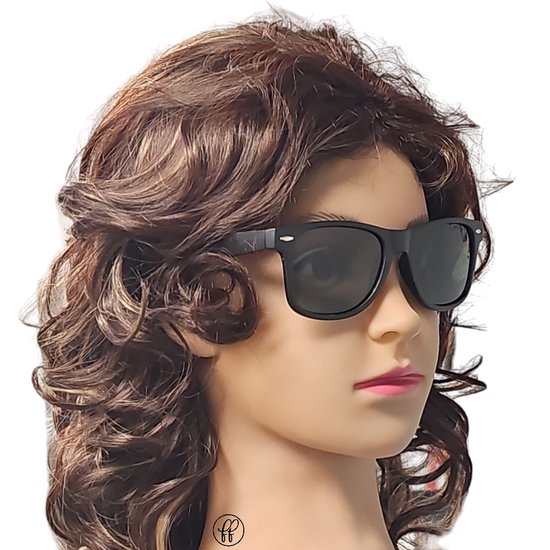 Fako Fashion® - Zonnebril Classic Polarised - Polariserend - Gepolariseerd - Heren Zonnebril - Dames Zonnebril - Mat Zwart - Donkergroen van Fako Fashion®