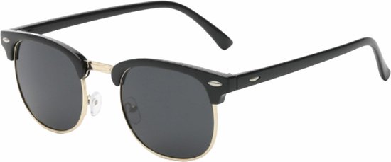 Fako Sunglasses® - Club Style Zonnebril - Polariserend - Dames - Heren - Zwart/Goud van Fako Sunglasses®