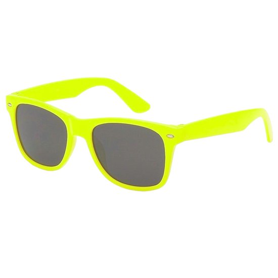 Fako Sunglasses® - Heren Zonnebril - Dames Zonnebril - Classic - UV400 - Fluo Geel van Fako Sunglasses®