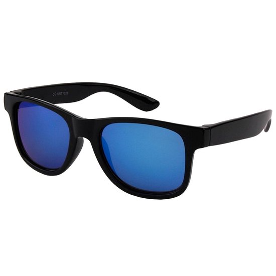 Fako Sunglasses® - Kinder Zonnebril Classic - Jongens Zonnebril - Meisjes Zonnebril - Spiegel Blauw van Fako Sunglasses®