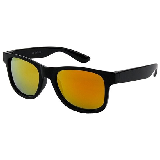 Fako Sunglasses® - Kinder Zonnebril Classic - Jongens Zonnebril - Meisjes Zonnebril - Spiegel Goud/Rood van Fako Sunglasses®