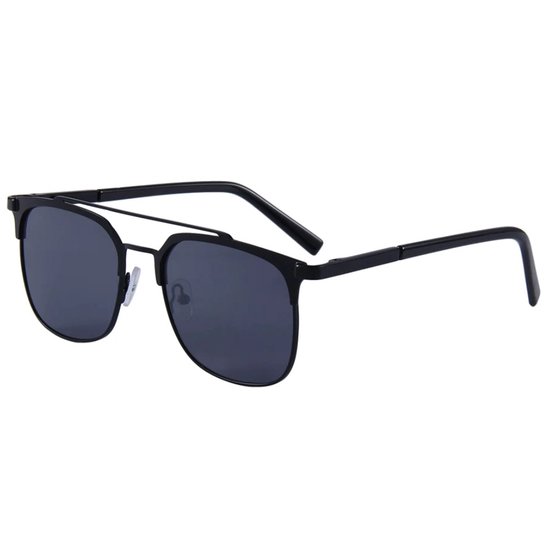 Fako Sunglasses® - Pilotenbril Metal - Piloot Zonnebril - Heren Zonnebril - Dames Zonnebril - Model Jean - Zwart van Fako Sunglasses®