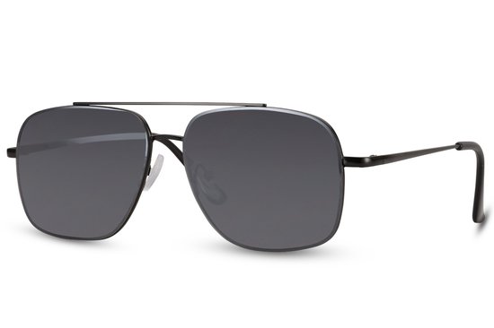 Famenta Aviator - Zonnebril Heren Aviator - Zwart - UV400 Bescherming