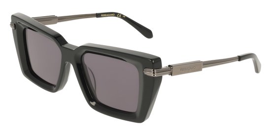 Ferragamo SF2089S Black 52/18/140 WOMAN Zonnebrillen van Merkloos