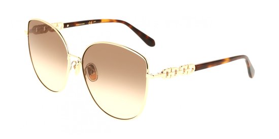 Ferragamo SF339S Gold/brown ochre gradient 60/15/145 WOMAN Zonnebrillen