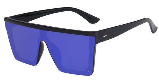 Flat Top Festival Zonnebril - Blauw van Merkloos