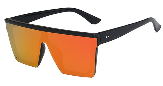 Flat Top Festival Zonnebril - Goud Rood van MYEKTUEN