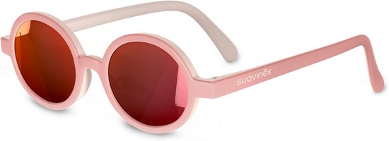 Flexibele Babizonnebril 12-24 Maanden - Gepolariseerd UV400 | Roze van Merkloos