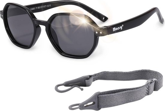 Flexibele Baby Zonnebril met UV400 Bescherming voor Dreumes en Peuter (1-3 jaar) van Merkloos