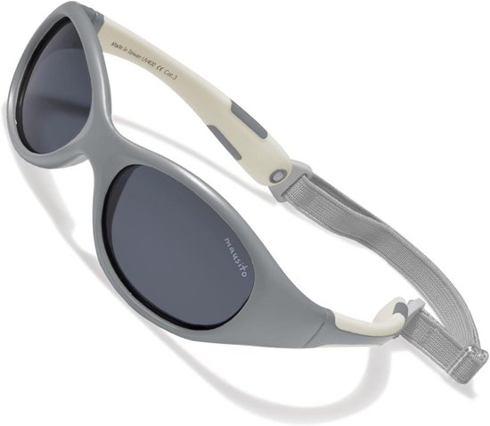 Flexibele kinderzonnebril met band - 100% UV-bescherming voor 2-4 jaar van Merkloos